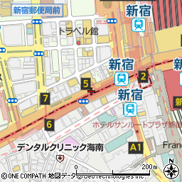 ダイソー京王モールアネックス店周辺の地図