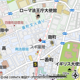 東京都千代田区一番町18-1周辺の地図