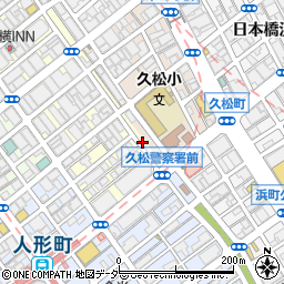 東京都中央区日本橋富沢町16周辺の地図