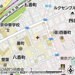 東京都千代田区六番町2-14周辺の地図