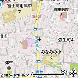 ジョナサン 中野弥生町店周辺の地図