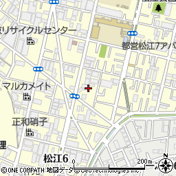 東京都江戸川区松江7丁目19周辺の地図