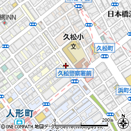 中央区日本橋富沢町16-5 akippa駐車場【利用時間：9:00～19:00】周辺の地図