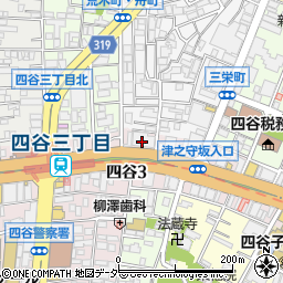みずほ銀行四谷支店 ＡＴＭ周辺の地図