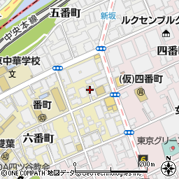 東京都千代田区六番町2周辺の地図