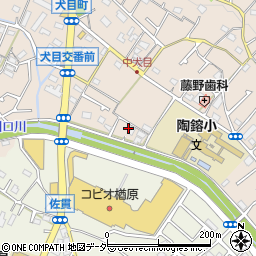 東京都八王子市犬目町43周辺の地図