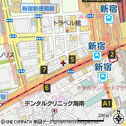 Darts UP ダーツ アップ 西新宿周辺の地図