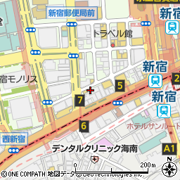 釜焼鳥本舗 おやひなや 西新宿店周辺の地図