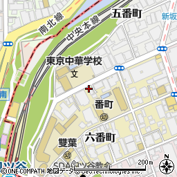 東京都千代田区六番町6-5周辺の地図