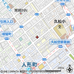東京都中央区日本橋富沢町7-18周辺の地図
