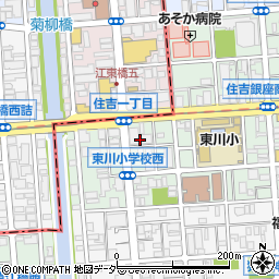 Ｄパーキングフレスポ住吉駐車場周辺の地図