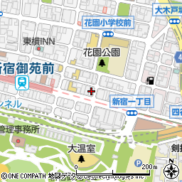 イスクラ薬局新宿店周辺の地図