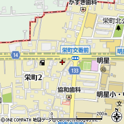 東京都府中市栄町2丁目22周辺の地図