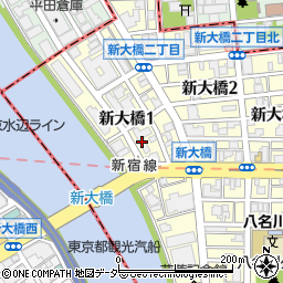 新大橋永谷マンション周辺の地図