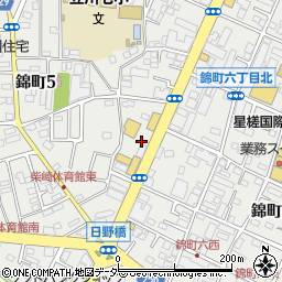 東京都立川市錦町5丁目17周辺の地図