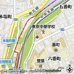 東京都千代田区五番町14-3周辺の地図