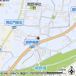 山梨県甲州市塩山熊野1260周辺の地図