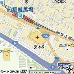 ＳＯＸ船橋店周辺の地図