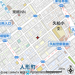 東京都中央区日本橋富沢町7-17周辺の地図