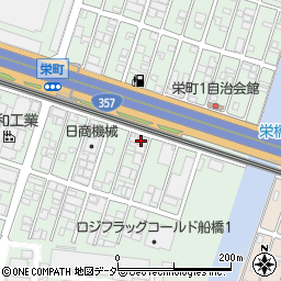 船橋港業株式会社周辺の地図