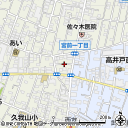 東京都杉並区久我山5丁目26周辺の地図