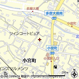 東京都八王子市小宮町918周辺の地図