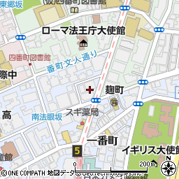 東京都千代田区一番町18周辺の地図