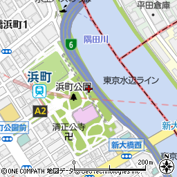 東京都中央区日本橋浜町2丁目59周辺の地図