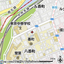 東京都千代田区六番町6-15周辺の地図