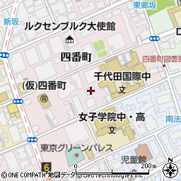 東京都千代田区四番町9-6周辺の地図