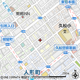 東京都中央区日本橋富沢町7-6周辺の地図
