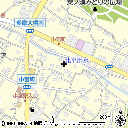 東京都八王子市小宮町957周辺の地図