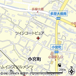 東京都八王子市小宮町916周辺の地図