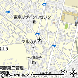 松江６丁目倉庫周辺の地図
