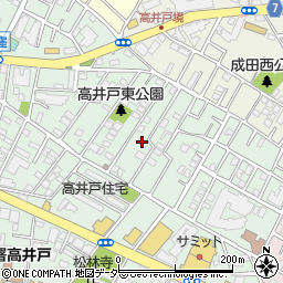 聖書友の会　中央教会教会学校周辺の地図