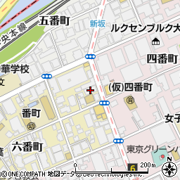 東京都千代田区六番町2-1周辺の地図