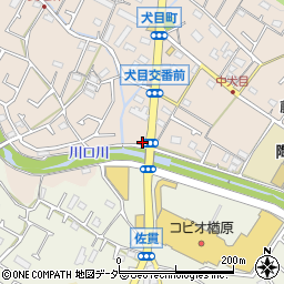 東京都八王子市犬目町17周辺の地図