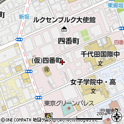 東京都千代田区四番町5-6周辺の地図