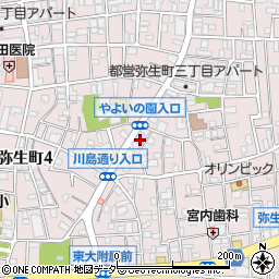 東京都中野区弥生町3丁目29周辺の地図