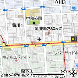 うしくろ　菊川店周辺の地図