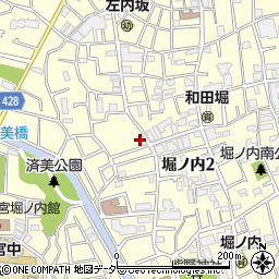 東京都杉並区堀ノ内周辺の地図