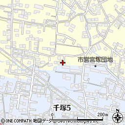 山梨県甲府市山宮町1871周辺の地図