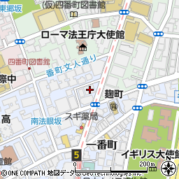 東京都千代田区一番町18-4周辺の地図