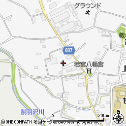 山梨県韮崎市大草町上條東割517-2周辺の地図