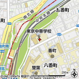 東京都千代田区五番町14周辺の地図