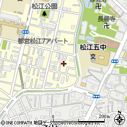 東京都江戸川区松江7丁目32周辺の地図