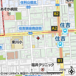 個別指導キャンパス住吉校周辺の地図