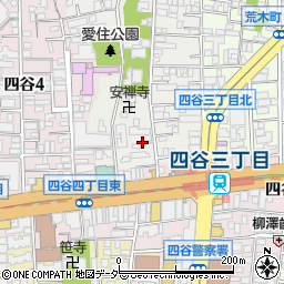東京都新宿区愛住町3周辺の地図