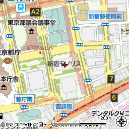 〒163-0911 東京都新宿区西新宿 新宿モノリス（１１階）の地図