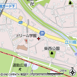 東京都立川市柴崎町5丁目15周辺の地図